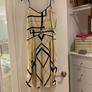Banana Republic Plaid Fit and Flare Dress, size 4